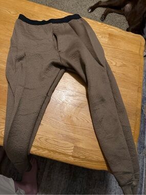 Cozy Brown Fleece pants and shirt set long John’s